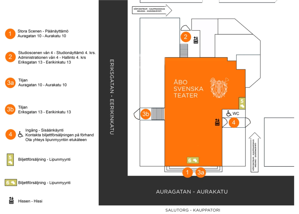 En karta över teaterkvarteret,