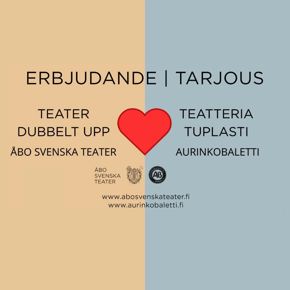 Erbjudandetexten. Tarjousteksti.